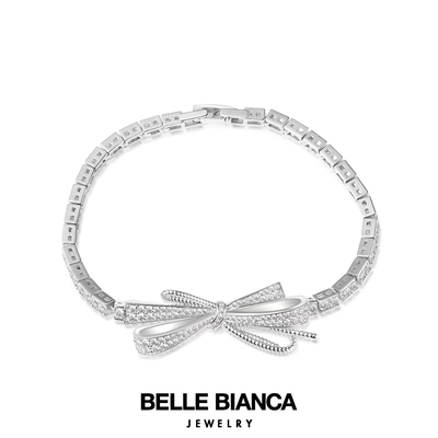 bellebianca蝴蝶结手镯