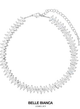 BELLEBIANCA设计师椭圆形锆石