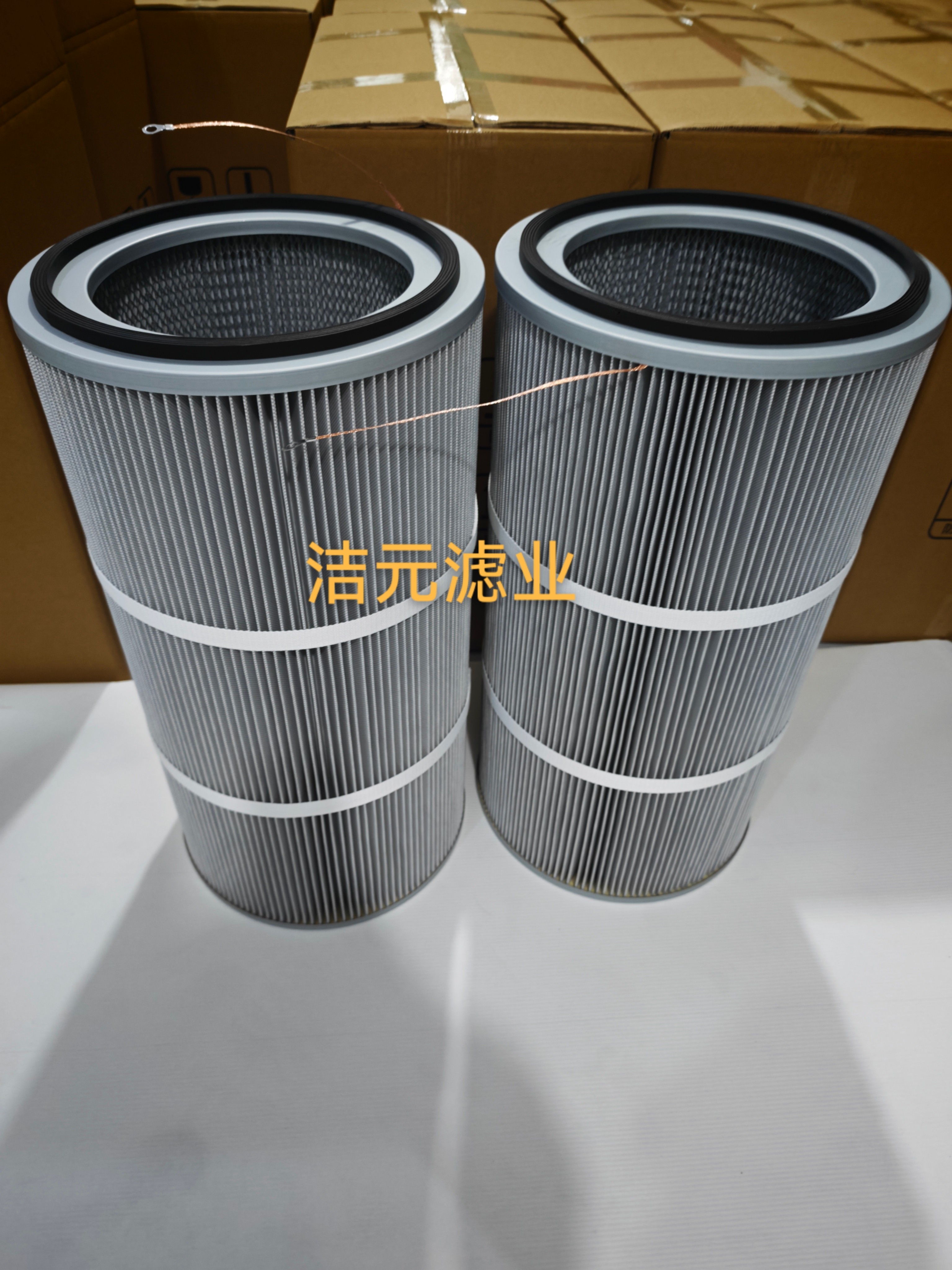 防静电除尘滤筒 工业粉尘滤芯喷粉房喷砂抛丸机阻燃防爆滤筒