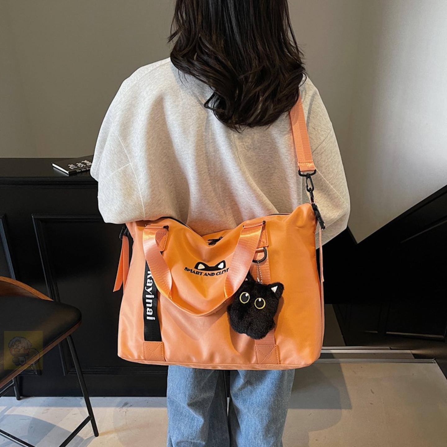 旅行包小型轻便运动健身包训练包男女大容量单肩斜挎手提包出差登