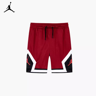 NIKE JORDAN/耐克AJ童装2024夏季新款儿童网眼运动裤男童篮球短裤
