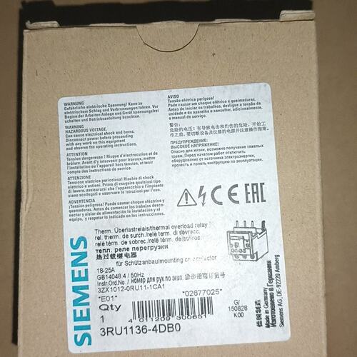 议价热过载继电器3RU1136-4DB03RU1136-4HB03RU1136-4JB0
