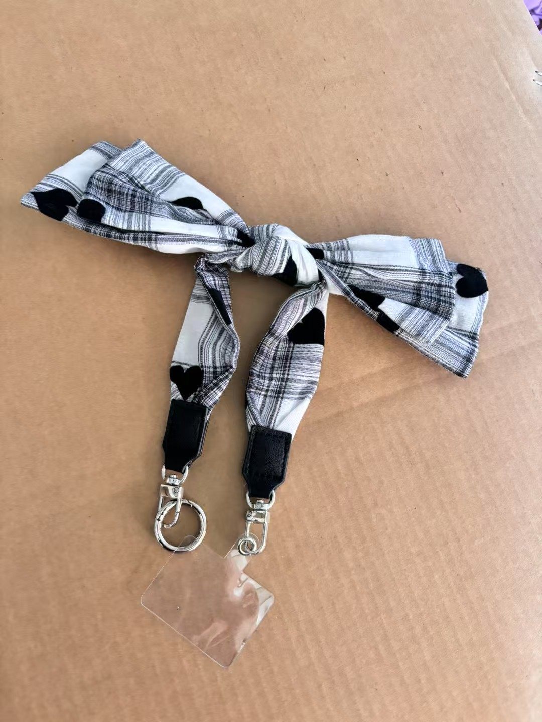 外贸尾货手工格子蝴蝶结短手机链清仓,服饰配件/皮带/帽子/围巾,包带,淘宝优惠券,粉丝福利购,淘宝优惠卷