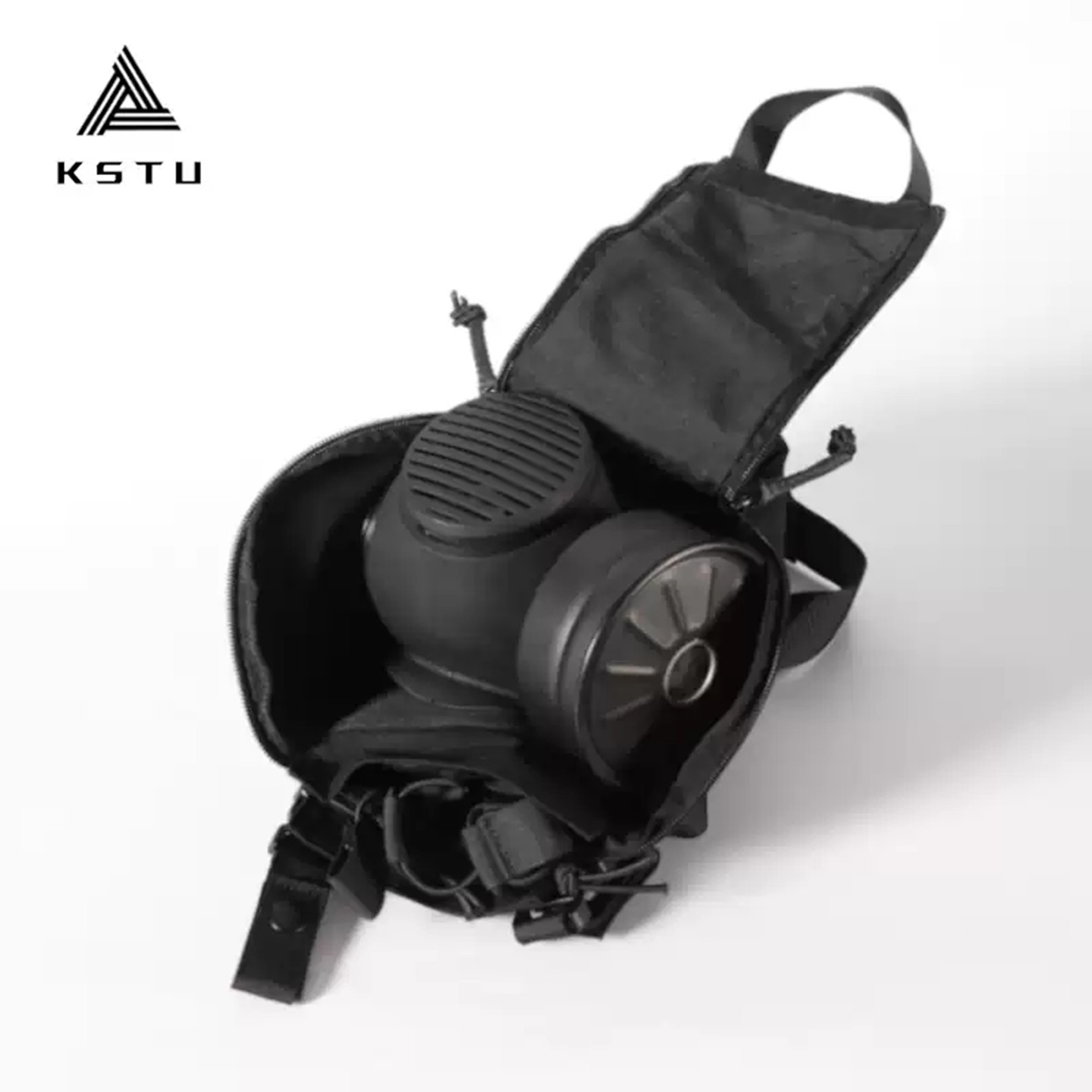 KSTU 快开防毒面具包军迷腰包腿部防毒面具包功能战术腿包大容量