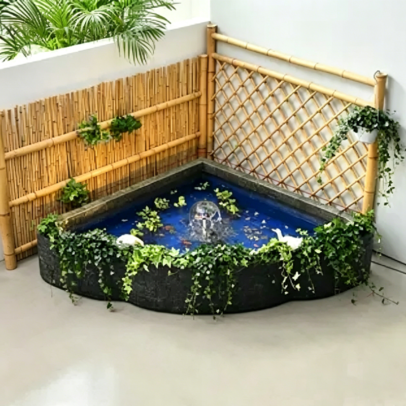 户外假山流水摆件循环水阳台招财风水轮庭院花园喷泉鱼池造景装饰