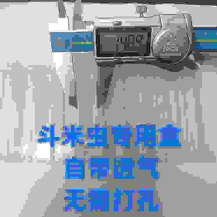 米虫专用盒子 透明长条多格 收纳盒 10格一排 虎刺狼虫包装盒 批