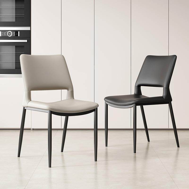 餐椅家用轻奢高级感餐桌椅子床笠约设计师靠背凳子