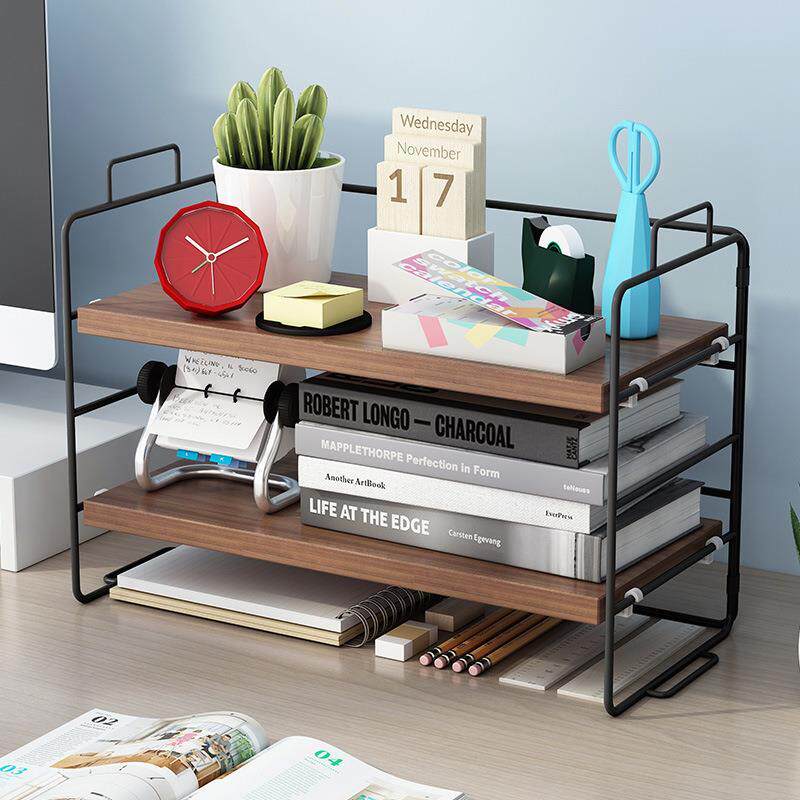 创意办公室桌面置物架 桌上铁艺收纳架 宿舍ins风整理储物架床笠