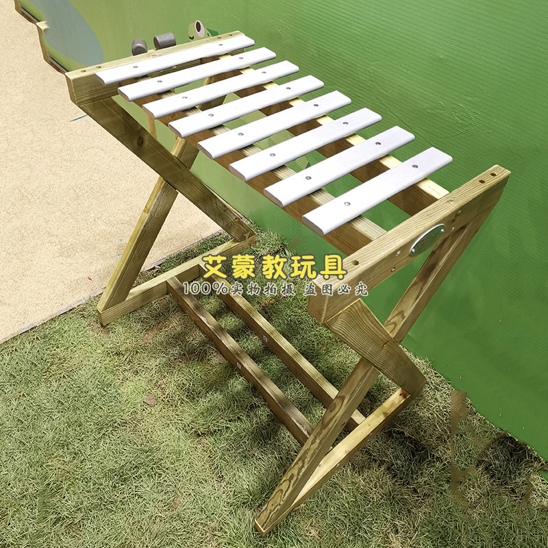户外防腐木制打击乐器户外八音管钟敲击乐儿童公园广场敲击琴乐器