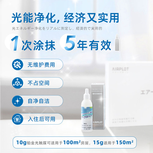 艾普德五年持续除甲醛镀膜