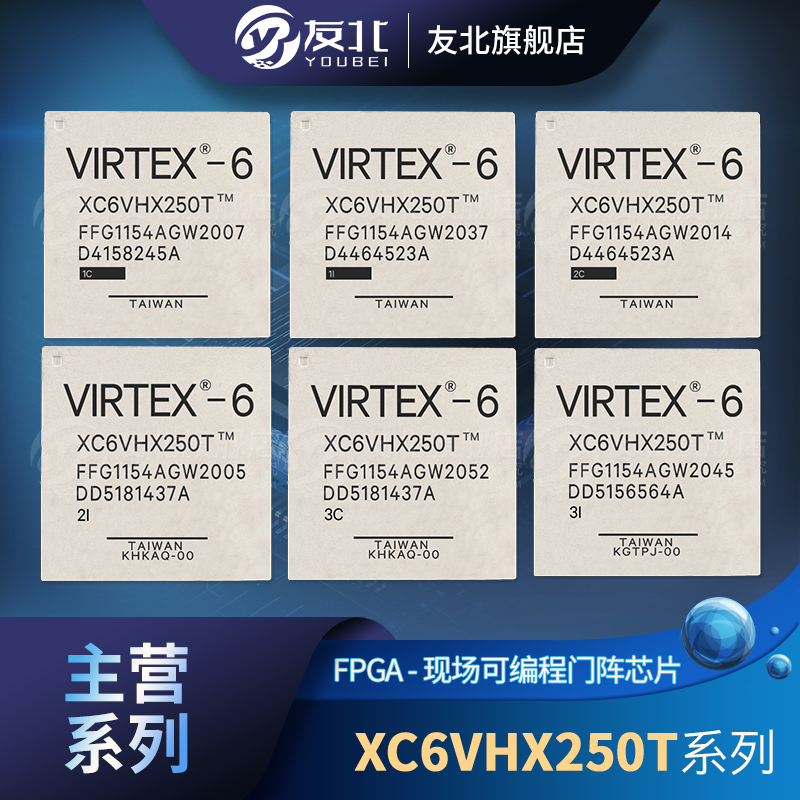 XC6VHX250T-1FFG1154C芯片1154I 2FFG1154C 1154I 3FFG1154C