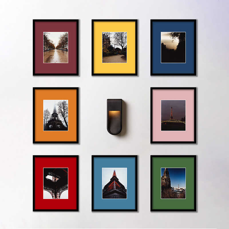 铝合金相框摆台艺术微喷彩色卡纸装饰挂墙海报装裱定制画框
