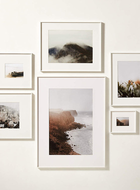 铝合金相框摆台海报装裱定制画框艺术微喷博物馆级无酸卡纸挂墙