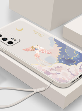 中国风适用RealmeGT手机壳Realme真我GT2液态硅胶GT2Pro套GTNeo2软壳GTneo闪速版5G全包realmeq3Pro女OPPOGT