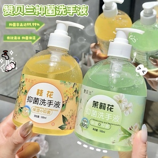 赞贝兰家用洗手液杀菌消毒保湿 实惠大瓶不伤手商用 留香除菌家庭装
