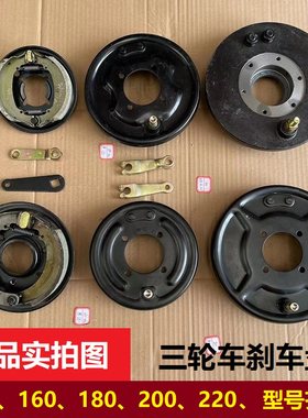 摩托电动三轮车刹车盘刹车片总成