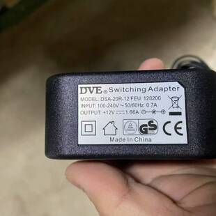 可维修DVE电源适配器，型号DSA-20R-12 FEU，12议价