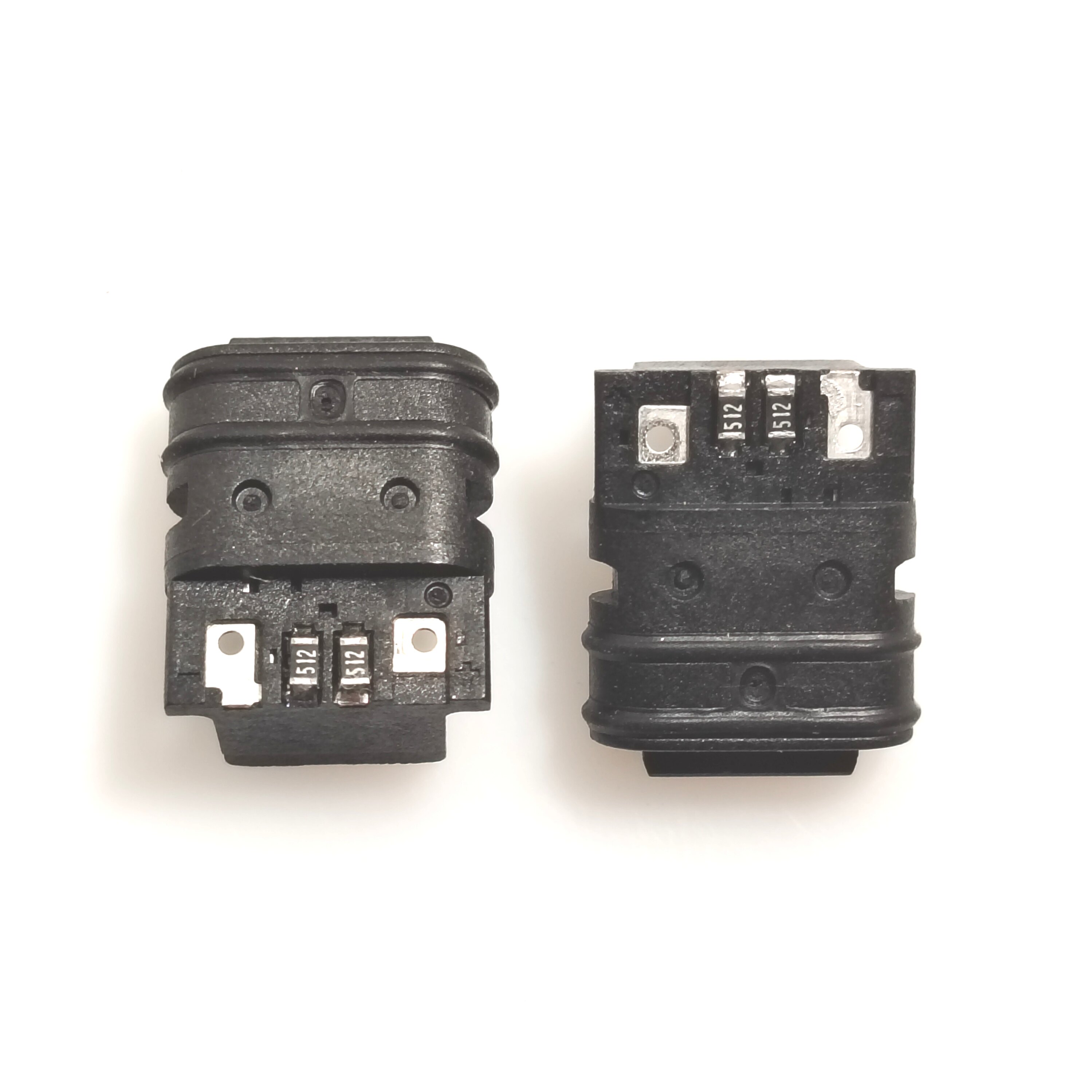 USB防水TYPE-C母座焊线式6P带电阻/2P带焊盘全塑母头IPX67级防水