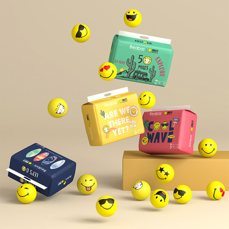 Beaba(碧芭宝贝) Smiley笑脸 纸尿裤 拉拉裤超薄透气男女宝宝通用
