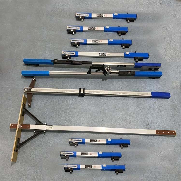 矿用铁路高铁专用万能轨距尺1435道尺600支距尺方尺0级数显水平仪