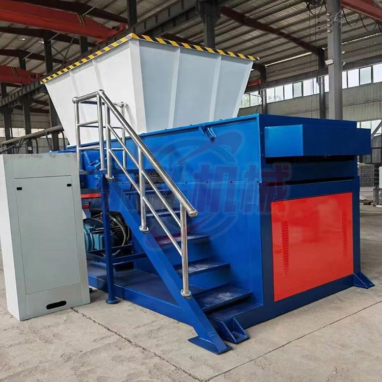 废电路板单轴撕碎机塑料废品回收筐粉碎设备 机头料垃圾桶破碎机