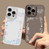 猫咪相框手机壳适用小米17promax可放照片15pro红米k80小卡note14拍立得70情侣13男女60新款 10s 12套50