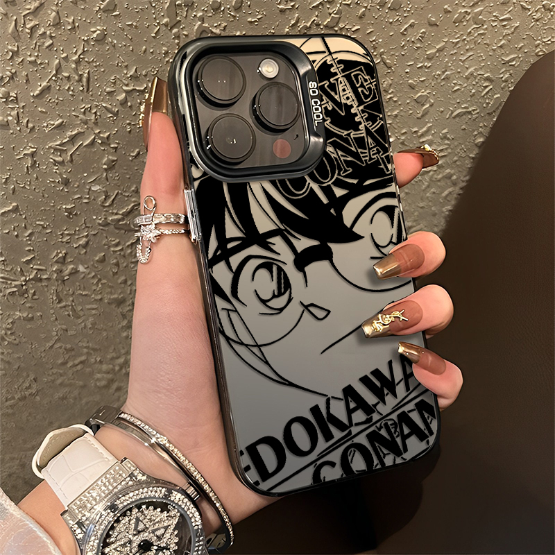 线稿名侦探柯南手机壳适用于华为