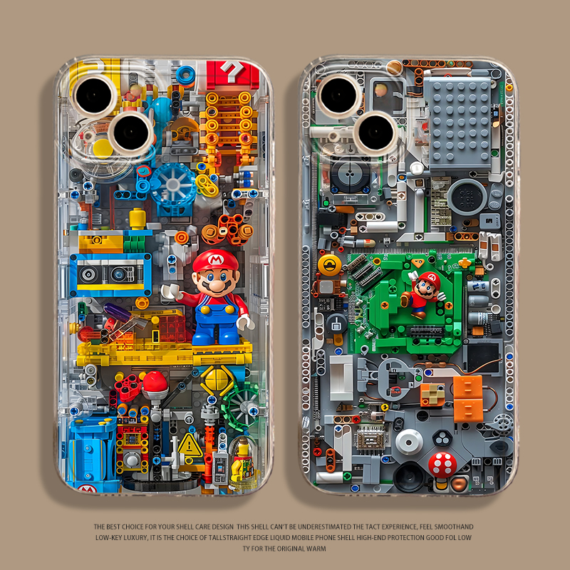 机械马里奥手机壳适用iQOO系列