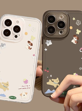 花花小狗手机壳适用华为pura80可放照片mate70pro小卡nova14新款p60拍立得13可爱50透明40/12/30/11/15/9/8/7