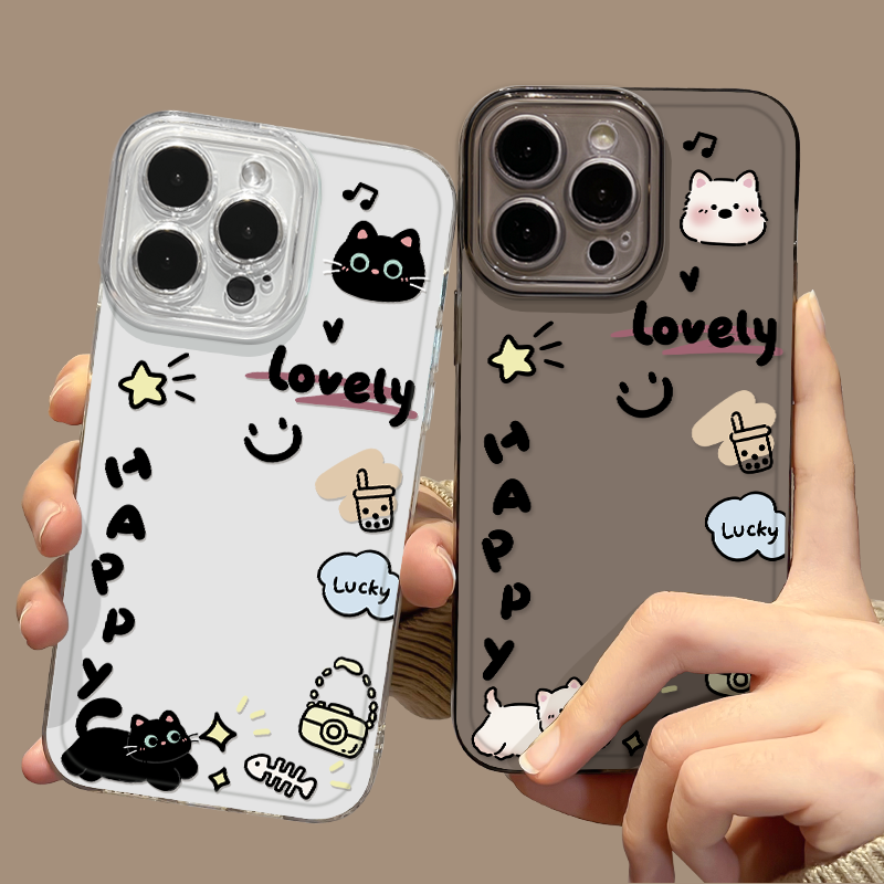 相框猫咪小狗手机壳适用苹果系列