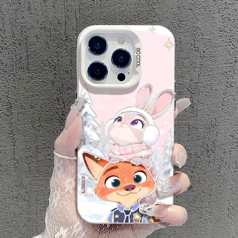 朱迪和尼克看雪手机壳适用小米