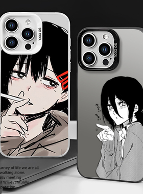 电锯人手机壳适用opporeno11玛奇玛findx7蕾塞14一加12链15/13男10pro新款1+ace3v/5东山小红2动漫9/8二次元6