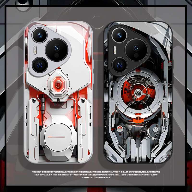 机械装置手机壳适用华为系列