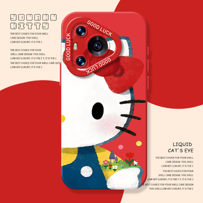 油画Hellokitty手机壳适用华为