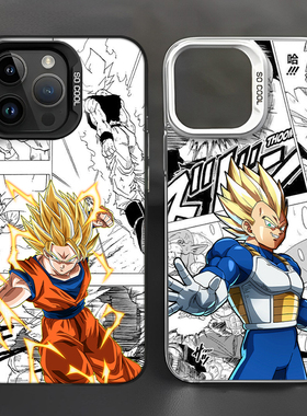七龙珠悟空手机壳适用苹果15贝吉塔16/iphone14promax鸟山明13超级赛亚人12漫画11新款x动漫8plus男17套xs/7