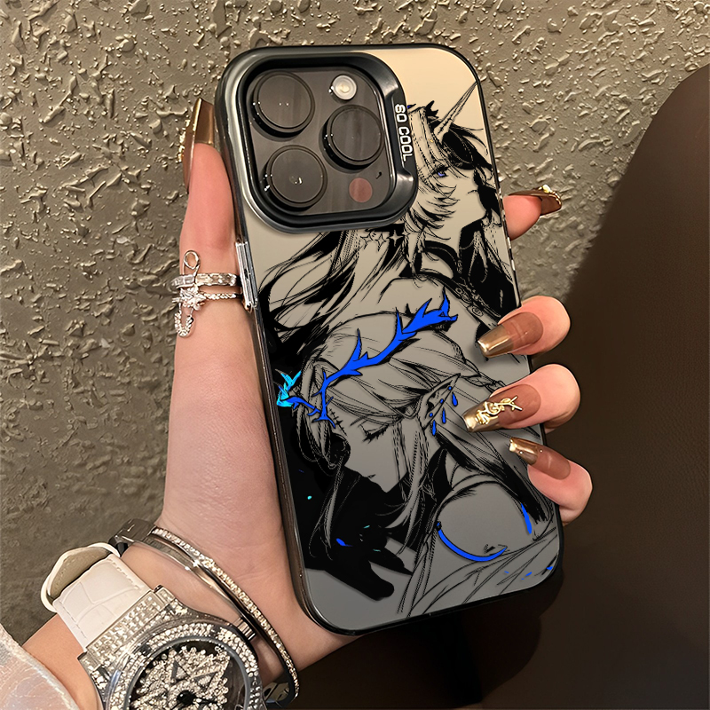 线条卡提希娅手机壳适用苹果系列