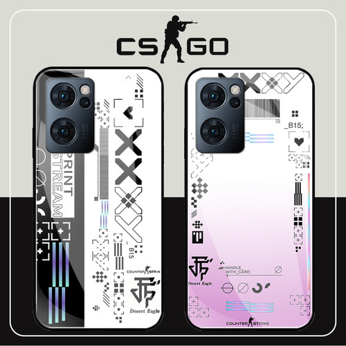 CSGO手机壳OPPO印花集钢化玻璃壳