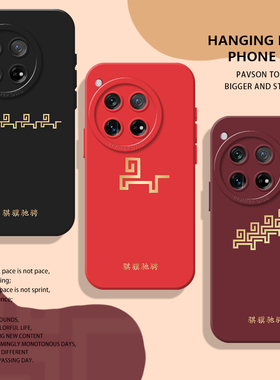 骐骥驰骋纹手机壳适用一加15马年1+ace6本命年13T红色5新年12过年3喜庆11新款2v中国风10pro套9r/9rt/8t/oppo