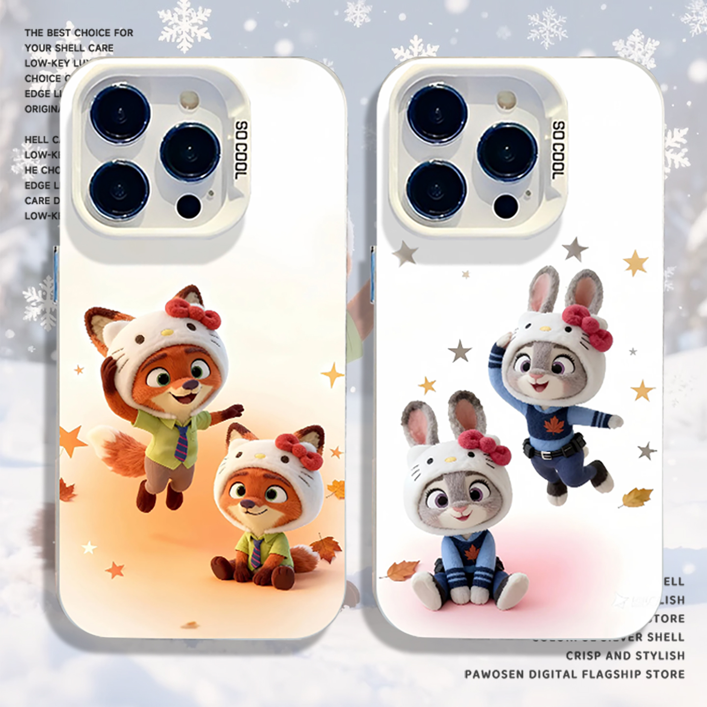 凯蒂猫尼克朱迪手机壳适用华为