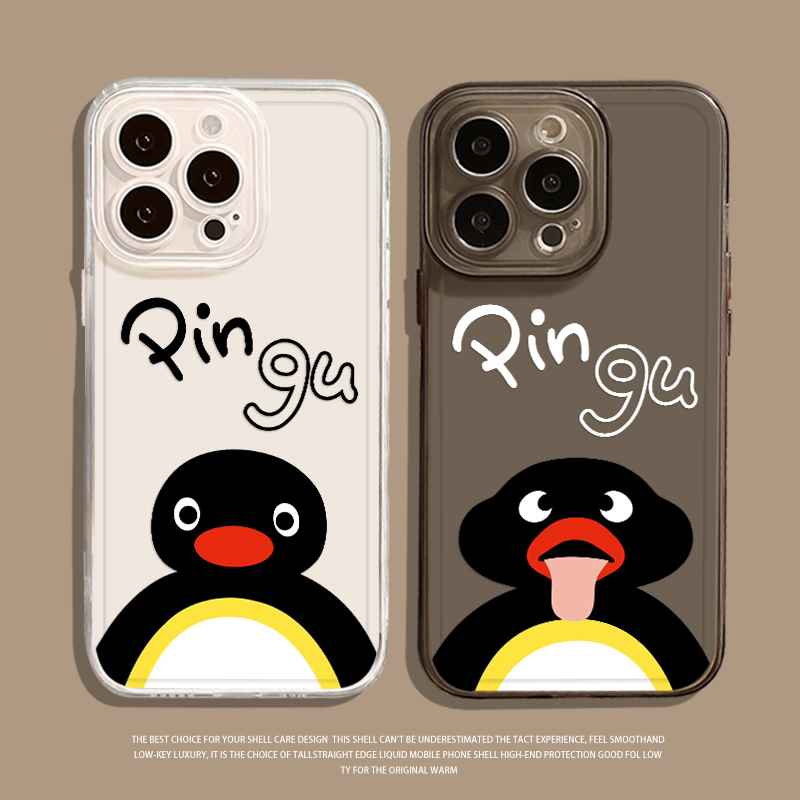 搞怪鬼脸pingu手机壳适用于苹果