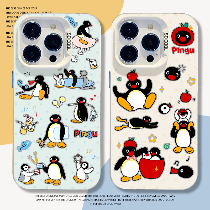 pingu企鹅手机壳适用华为系列