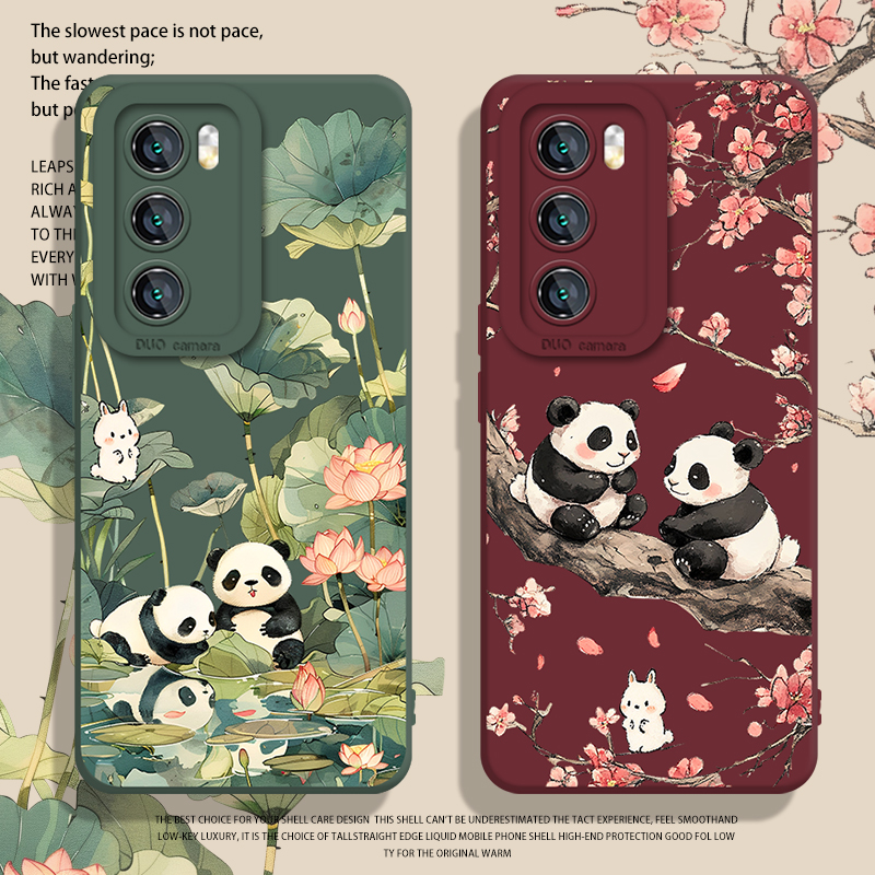 熊猫兔子手机壳适用OPPO系列