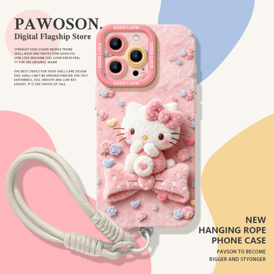粉色hellokitty手机壳适用苹果