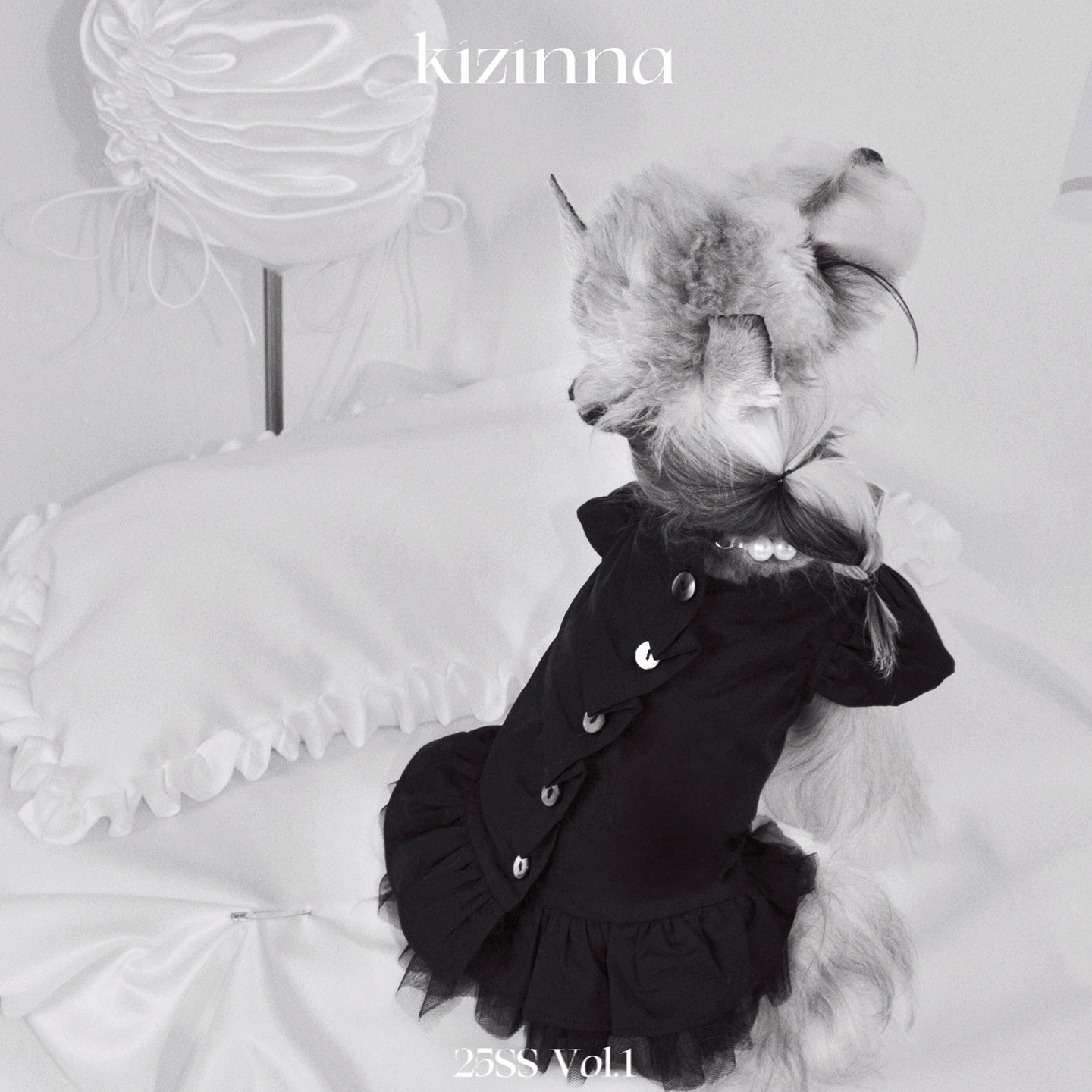 kizinna暗黑设计纯棉猫狗连衣裙