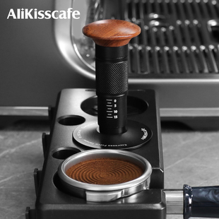 AliKisscafe咖啡压粉锤恒力冲击原力压粉器意式咖啡机51mm58.5mm