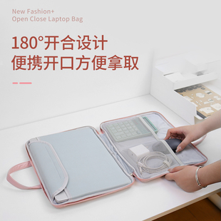 适用荣耀Magicbook pro电脑包防摔防震14寸16寸专用双层保护包v14笔记本平板内胆收纳电脑包防水防震 X14