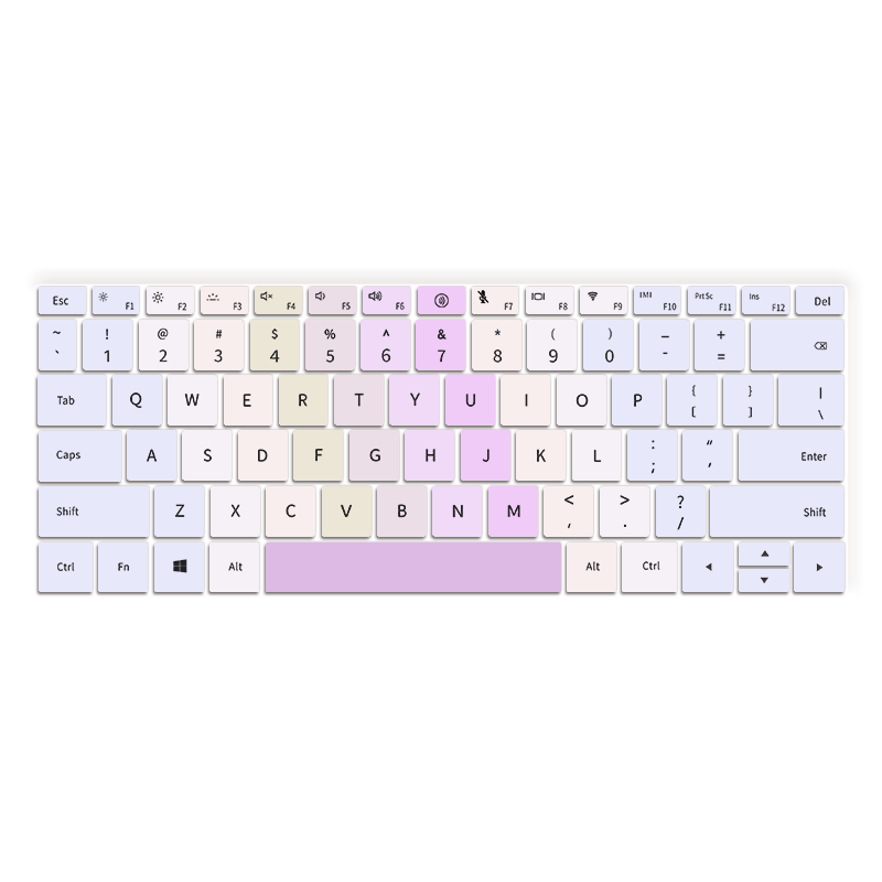 适用华为MateBook 14 酷睿Ultra键盘膜Xpro笔记本D14 D16 SE 2024电脑13s 14s 16s键盘保护膜D15擎云S520防尘