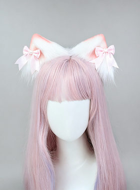 Lolita头饰发饰现货毛绒手作多色可选派对时尚配饰可爱猫耳朵发夹