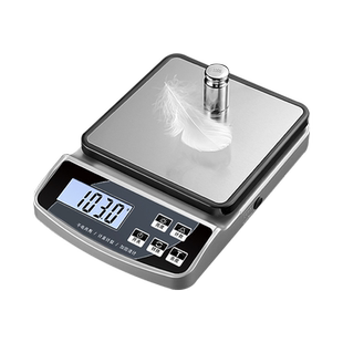 精准电子秤防水家用厨房秤商用小型克秤高精度食物称量器奶茶小称