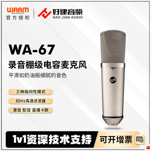 WarmAudioWA-67大振膜麦克风